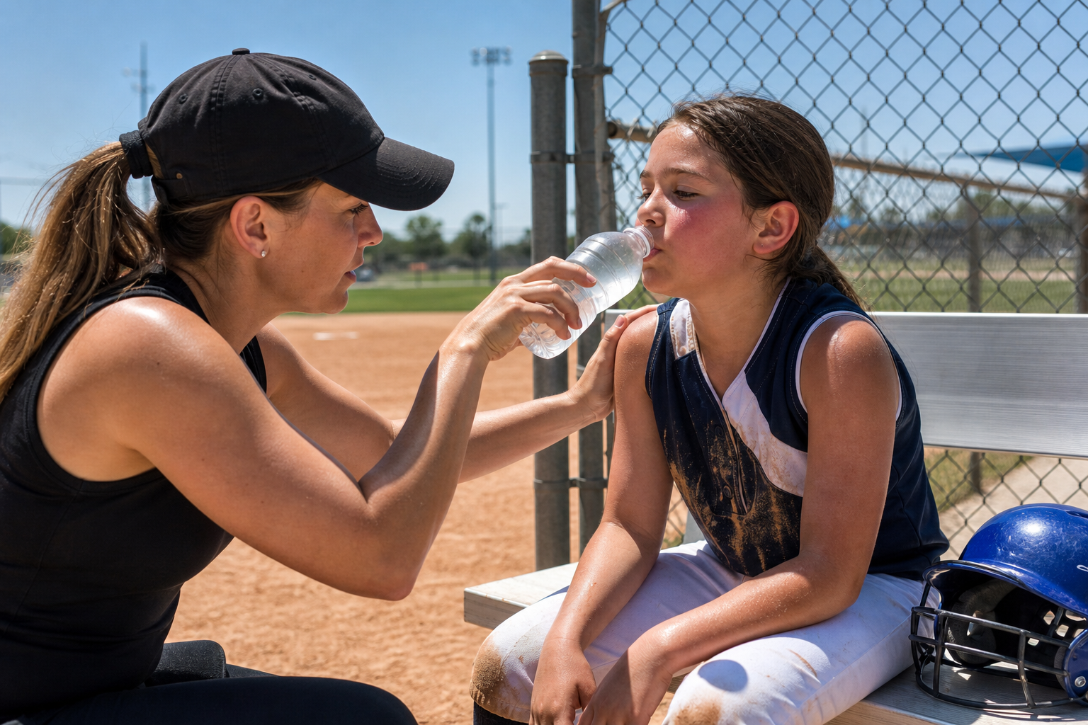 How to Help Your Daughter Avoid Heat Exhaustion During Softball